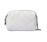 Tory Burch - Fleming Distressed Soft Crossbody Bag - Femme - Sacs - Blanc - Taille: ONE Size