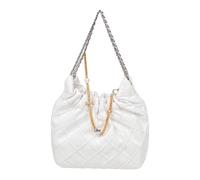 Tory Burch - Fleming Mini Hobo - Femme - Sacs - Blanc - Taille: ONE Size