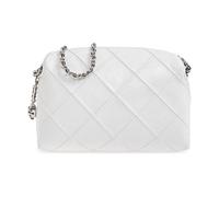 Tory Burch - Fleming Distressed Soft Crossbody Bag - Femme - Sacs - Blanc - Taille: ONE Size