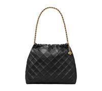 Tory Burch - Fleming Hobo - Femme - Sacs - Noir - Taille: ONE Size