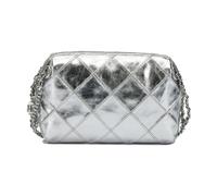 Tory Burch - Fleming Soft Metallic Crossbody Bag - Femme - Sacs - Gris - Taille: ONE Size