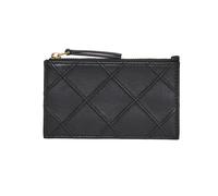 Tory Burch - Fleming Soft Zip Card Case - Femme - Accessoires - Noir - Taille: ONE Size
