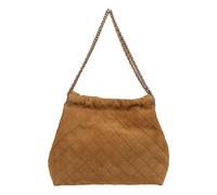 Tory Burch - Fleming Suede Hobo Bag - Femme - Sacs - Brun - Taille: ONE Size