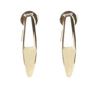 Tory Burch - Gemini Link Earrings - Femme - Accessoires - Jaune - Taille: ONE Size