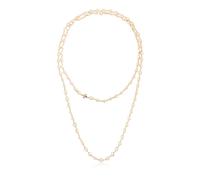 Tory Burch - Glass Pearl Necklace - Femme - Accessoires - Jaune - Taille: ONE Size