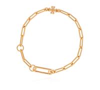 Tory Burch - Good Luck Chain Bracelet - Femme - Accessoires - Jaune - Taille: ONE Size