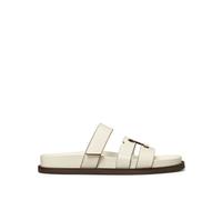 Tory Burch - Ines Slides - Femme - Chaussures - Beige - Taille: 38 1/2 EU
