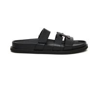 Tory Burch - Ines Slides - Femme - Chaussures - Noir - Taille: 38 1/2 EU