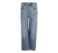 Tory Burch - Jean Droit Taille Haute - Femme - Jeans - Bleu - Taille: W28