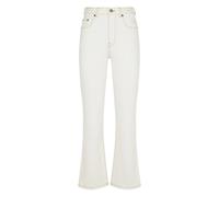 Tory Burch - Jean Évasé Court - Femme - Jeans - Blanc - Taille: W26