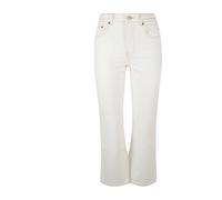 Tory Burch - Jean Évasé Court - Femme - Jeans - Blanc - Taille: W28