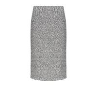 Tory Burch - Jupe avec taille élastique - Femme - Jupes - Gris - Taille: 38 FR