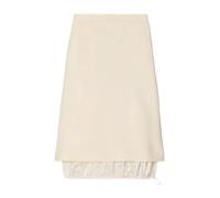 Tory Burch - Jupe Midi Réversible Crème - Femme - Jupes - Blanc - Taille: 40 FR