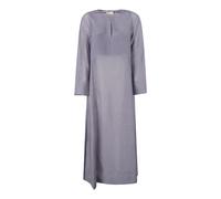 Tory Burch - Kaftan plissé en lin et soie - Femme - Robes - Violet - Taille: 40 FR
