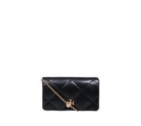 Tory Burch - Kira Charm Diamond Quilt Chain Wallet - Femme - Sacs - Noir - Taille: ONE Size