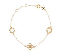 Tory Burch - Kira Clover Bracelet - Femme - Accessoires - Jaune - Taille: ONE Size
