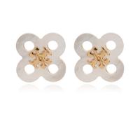Tory Burch - Kira Clover Earring - Femme - Accessoires - Jaune - Taille: ONE Size
