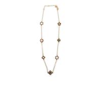 Tory Burch - Kira Clover Necklace - Femme - Accessoires - Jaune - Taille: ONE Size