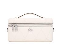 Tory Burch - Kira Diamond Quilt East-West Vanity Case - Femme - Sacs - Beige - Taille: ONE Size