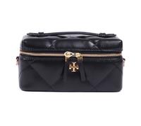 Tory Burch - Kira Leather Vanity Case - Femme - Sacs - Noir - Taille: ONE Size