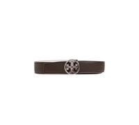 Tory Burch - Leather Belt - Femme - Accessoires - Brun - Taille: L