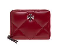 Tory Burch - Leather Wallet - Femme - Accessoires - Rouge - Taille: ONE Size