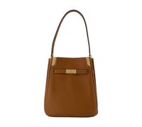 Tory Burch - Lee Radziwill Bucket Bag - Femme - Sacs - Brun - Taille: ONE Size