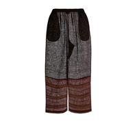 Tory Burch - Linen Beach Pant - Femme - Pantalons - Multicolore - Taille: 38 FR