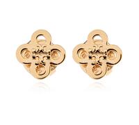 Tory Burch - Forget Me Not Clover Stud Earring - Femme - Accessoires - Jaune - Taille: ONE Size