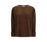 Tory Burch - Maille col rond - Femme - Pulls - Brun - Taille: 38 FR