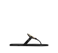 Tory Burch - Metal Miller Sandal - Femme - Chaussures - Noir - Taille: 36 1/2 EU