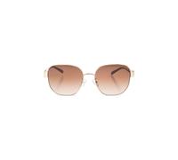 Tory Burch - Miller Metal Square Lunettes de soleil - Femme - Accessoires - Jaune - Taille: 56 MM