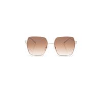 Tory Burch - Miller Oversized Square Lunettes de soleil - Femme - Accessoires - Brun - Taille: 58 MM