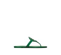 Tory Burch - Miller Patent Leather Sandales - Femme - Chaussures - Vert - Taille: 38 1/2 EU