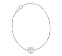 Tory Burch - Miller Pavé Chain Bracelet - Femme - Accessoires - Gris - Taille: ONE Size