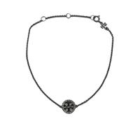 Tory Burch - Miller Pave Chain Bracelet - Femme - Accessoires - Noir - Taille: ONE Size