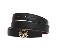 Tory Burch - Miller Reversible Belt - Femme - Accessoires - Noir - Taille: L