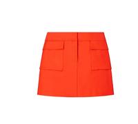 Tory Burch - Mini-jupe A-Line Rouge avec Poches - Femme - Jupes - Rouge - Taille: 38 FR