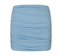 Tory Burch - Mini-jupe à volants Blue Bliss - Femme - Jupes - Bleu - Taille: 40 FR
