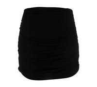 Tory Burch - Mini-jupe froncée taille haute - Femme - Jupes - Noir - Taille: 38 FR