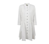 Tory Burch - Mini Robe en Coton - Femme - Robes - Blanc - Taille: 34 FR