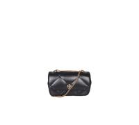 Tory Burch - Mini Sac Bandoulière Kira à Rabat en Losanges - Femme - Sacs - Noir - Taille: ONE Size