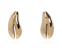 Tory Burch - Mini Wave Earring - Femme - Accessoires - Jaune - Taille: ONE Size