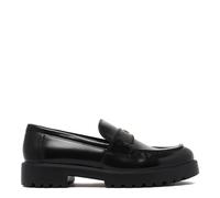 Tory Burch - Chaussures Plates en Cuir Noir - Femme - Chaussures - Noir - Taille: 37 EU