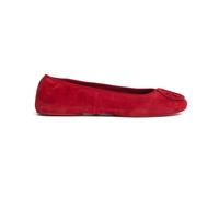 Tory Burch - Moneta Ballerina - Femme - Chaussures - Rouge - Taille: 35 1/2 EU