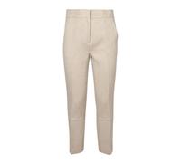Tory Burch - Pantalon en viscose - Femme - Pantalons - Blanc - Taille: 38 FR