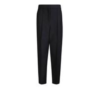 Tory Burch - Pantalon Noir en Laine Taille Haute - Femme - Pantalons - Noir - Taille: 34 FR