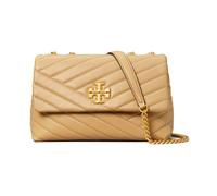 Tory Burch - Petit sac bandoulière transformable Kira Chevron - Femme - Sacs - Beige - Taille: ONE Size