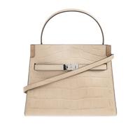 Tory Burch - Petit sac double Lee Radziwill - Femme - Sacs - Beige - Taille: ONE Size