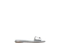 Tory Burch - Pierced Slides - Femme - Chaussures - Gris - Taille: 36 1/2 EU